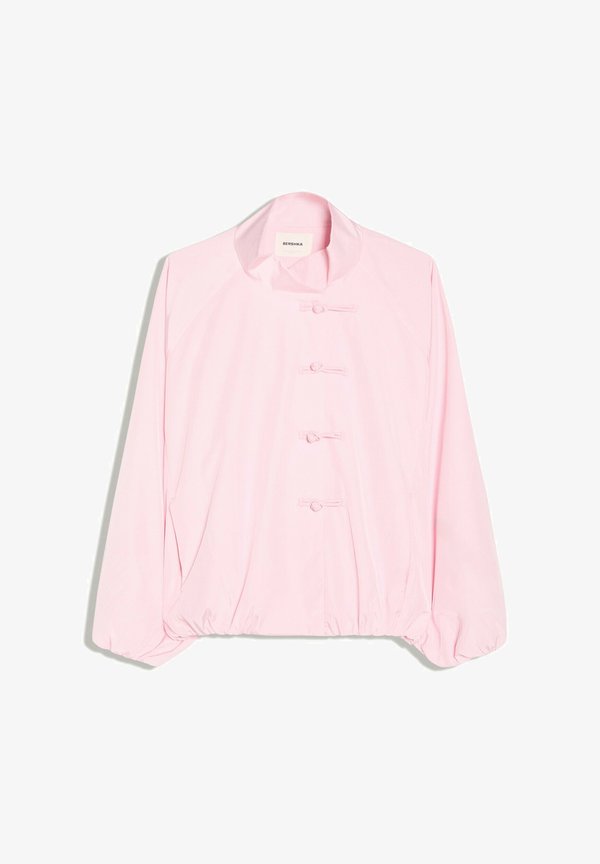 Bershka WITH CLASPS - JACKET - Summer jacket - pink