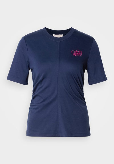 Calvin Klein Jeans FASHION GRAPHIC TEE - Basic T-shirt - dress blues