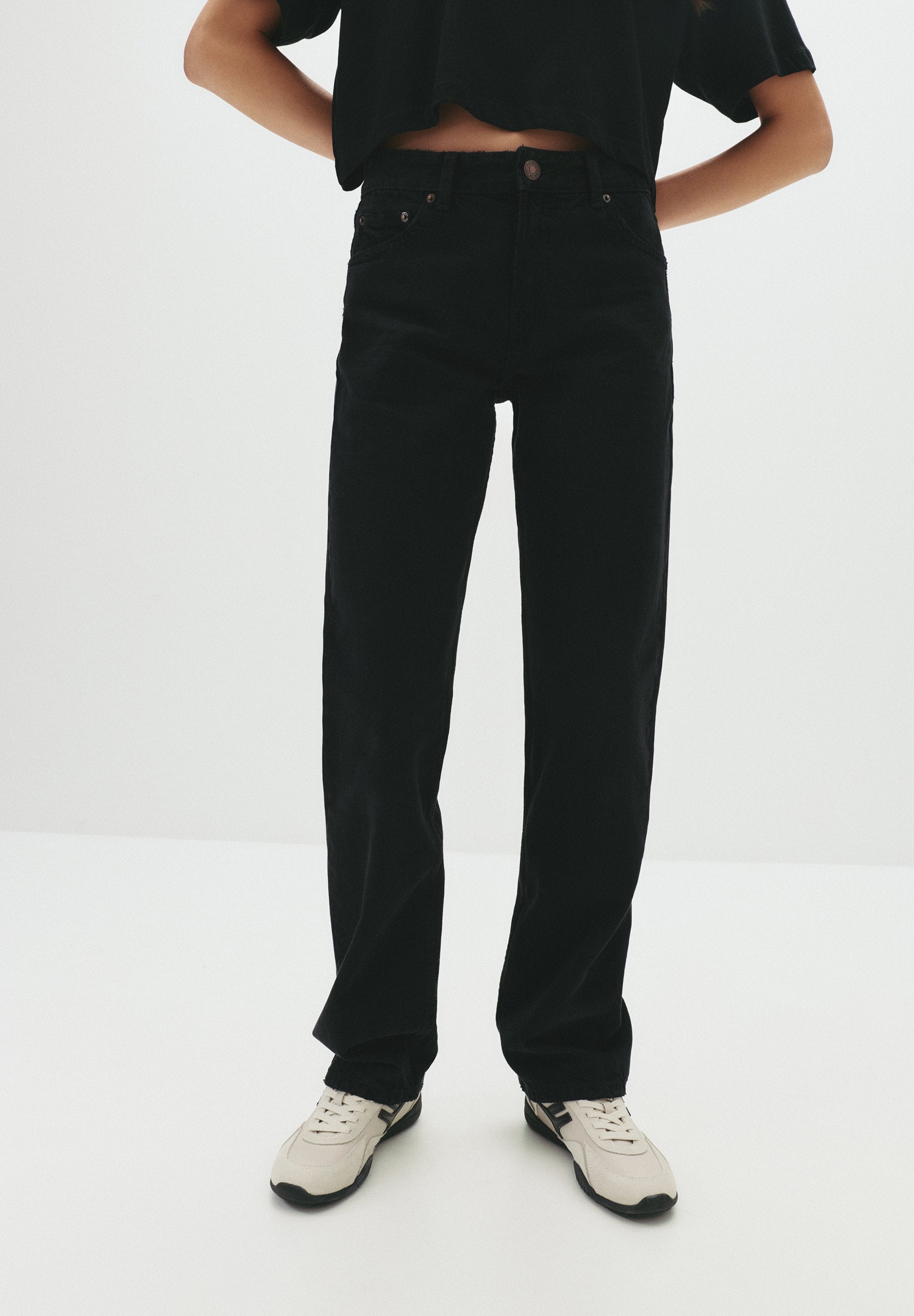 PULL&BEAR MID-WAIST