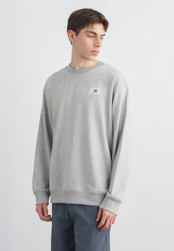 New Balance LABEL CREW - Sweatshirt - athletic grey