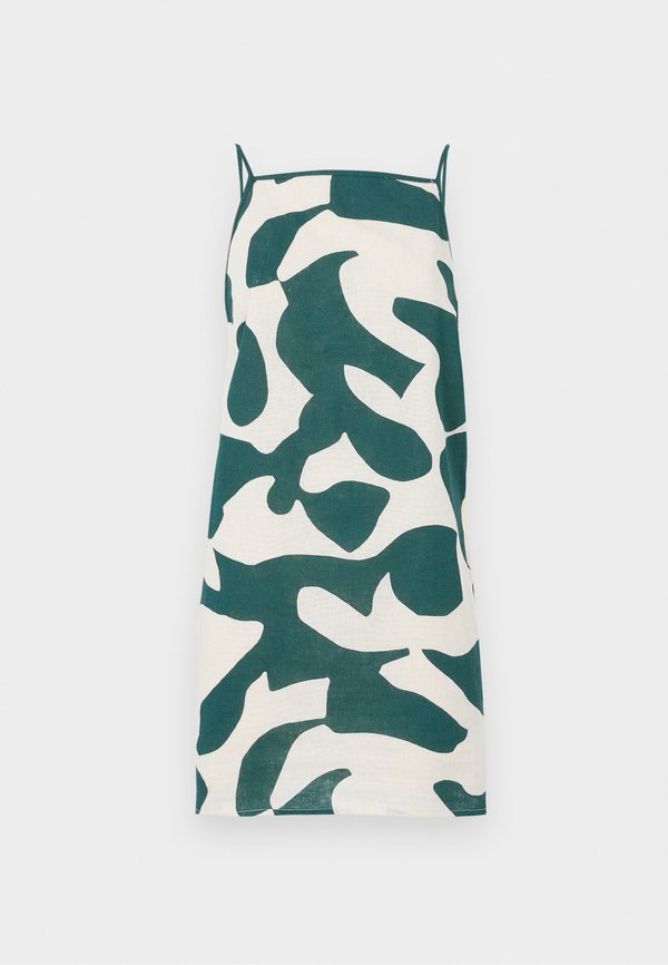 Abercrombie & Fitch Linen Blend Apron Mini Dress
