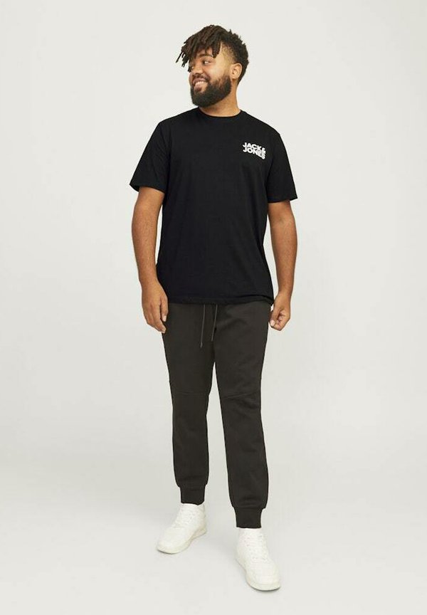 Jack & Jones RUNDHALS CORP 3 STÜCK - Print T-shirt - navy   white   black