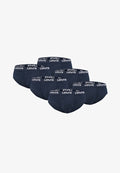 Levi's® LEVI’S HERREN RETROBRIEFS REPEAT LOGO SLIP UNTERWÄSCHE 6-ER PACK - Briefs - navy