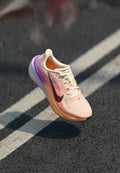Nike Performance AIR ZOOM PEGASUS 42 - Road running shoes - chalk/tattoo/orange pulse/bright violet/bleached lilac/light crimson