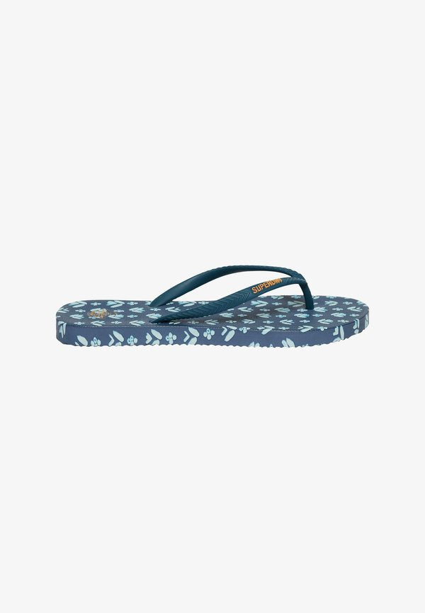 Superdry & Co SUPERDRY ALL OVER PRINT FLIP FLOPS.. - Pool shoes - shibori ditsy navy