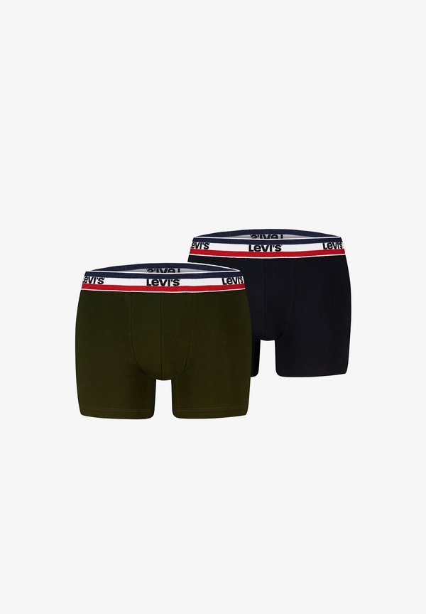Levi's® REPEAT SPW LOGO 2-ER PACK - Boxer briefs - khaki   black