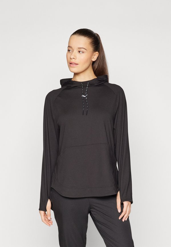 Puma MODEST HOODIE - Long sleeved top - black