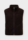ONLY ONLBABY HIGH ZIP VEST - Waistcoat - coffee bean