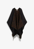 TOM TAILOR MIT LEO-PRINT - Cape - brown/black big leo print
