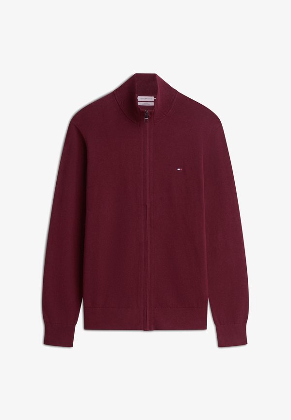 Tommy Hilfiger PIMA - Cardigan - burgundy