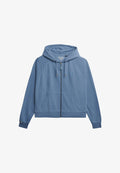 Superdry & Co STUDIOS RELAXED ZIP - Zip-up sweatshirt - tidal blue