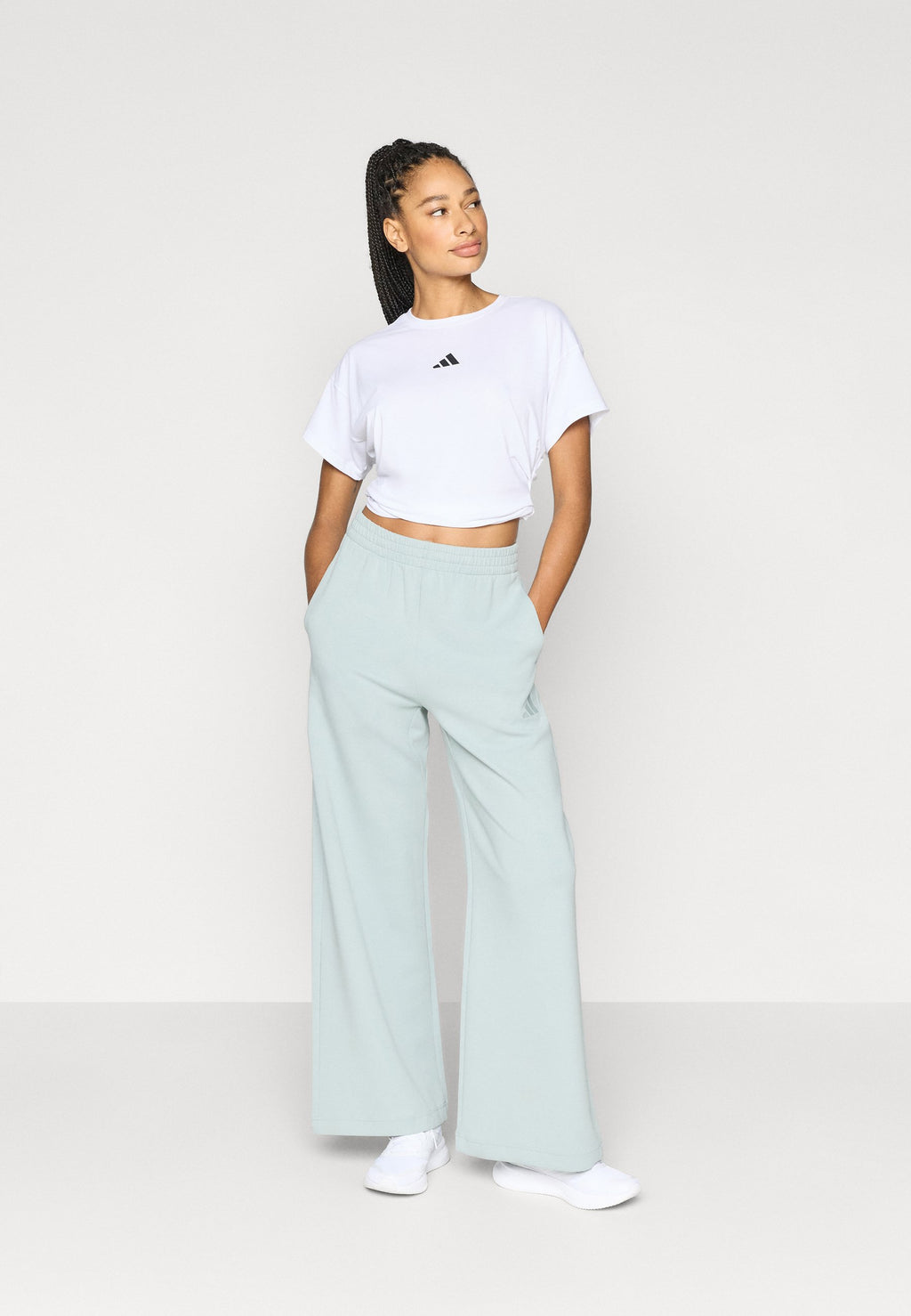 adidas Sportswear SOFT LUX STRAIGHT LEG PANTS