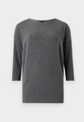 ONLY ONLGLAMOUR 3/4 TOP JRS NOOS - Long sleeved top - dark grey