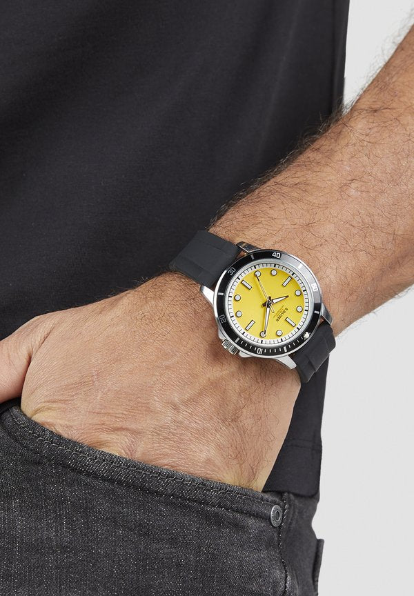 s.Oliver ELEGANT SILICONE - Watch - schwarz