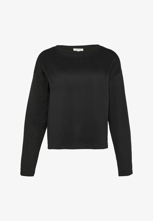 s.Oliver Sweatshirt - schwarz
