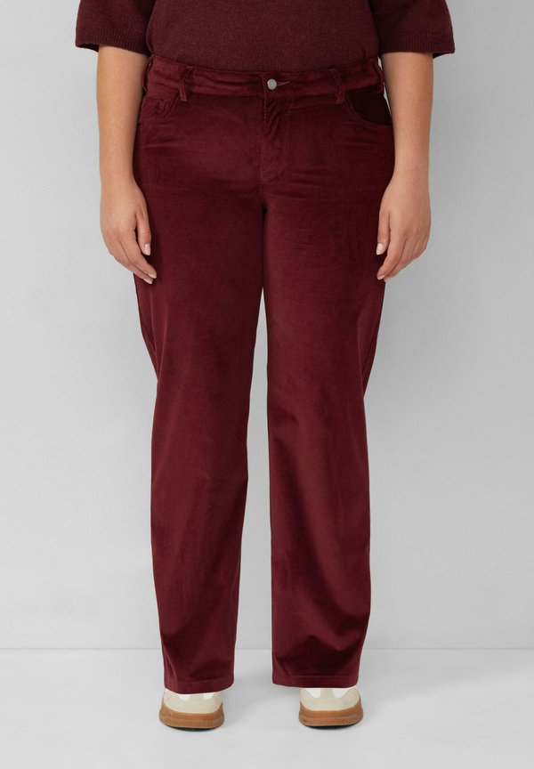 s.Oliver Trousers - bordeaux
