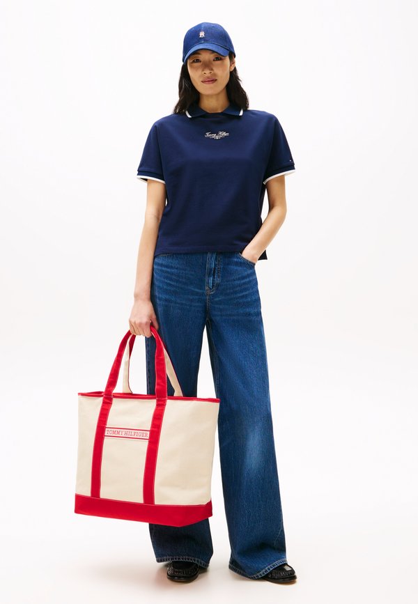 Tommy Hilfiger SUMMER TOTE UNISEX - Tote bag - red