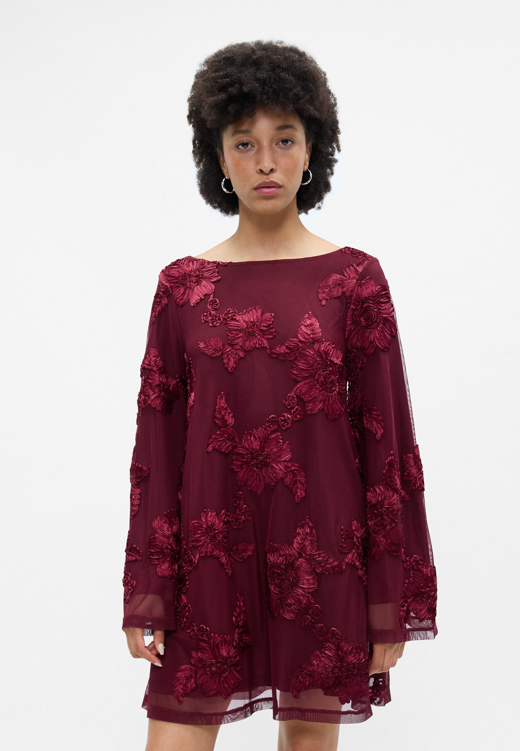 Gina Tricot WIDE FLOWY MINI DRESS