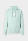 Tommy Hilfiger LOGO TERRY DRAWSTRING HOODY - Hoodie - crushed mint