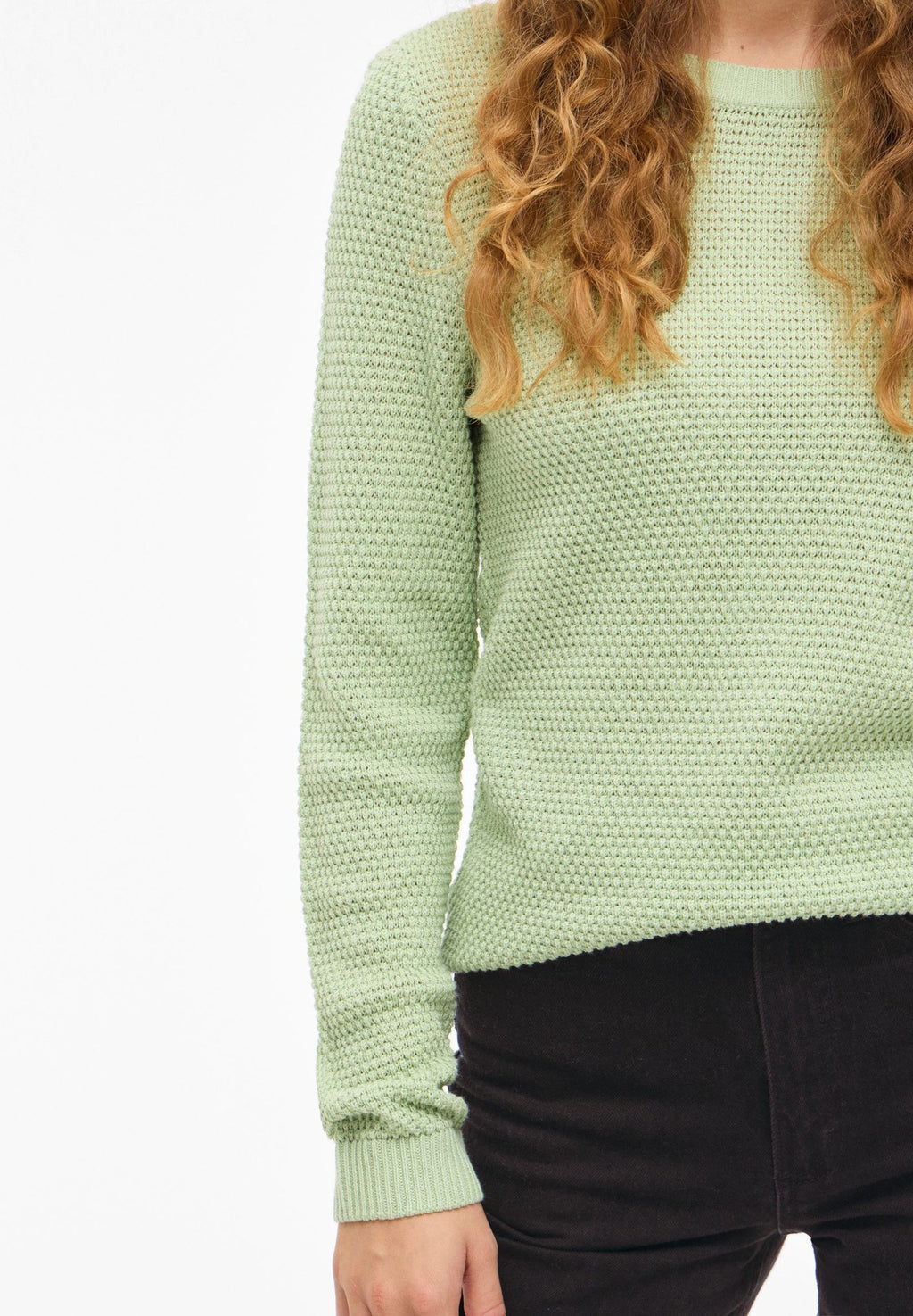 VILA VIDALO O-NECK L/S KNIT TOP- NOOS