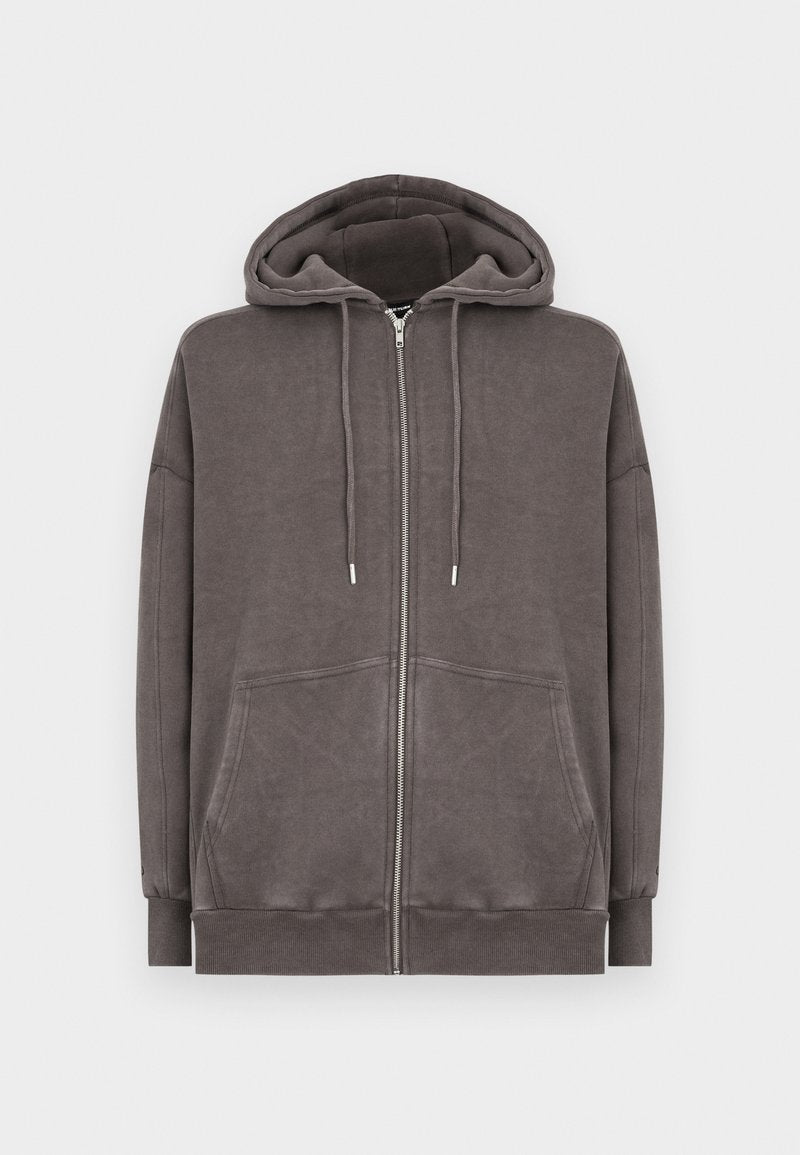UNISEX RELAXEDFIT HEAVY ZIP-UP HOODIE Media 1