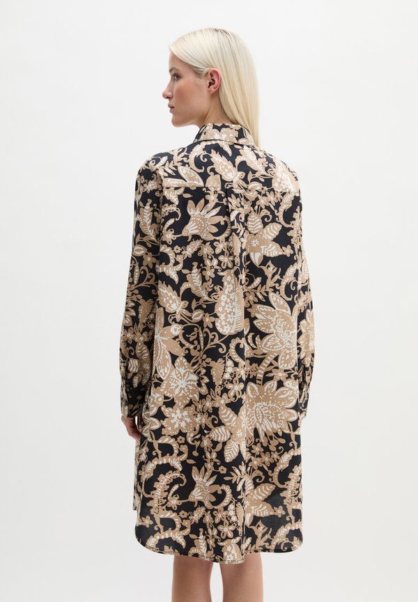 Marc O'Polo DRESS, A-LINE, SHIRT DETAILS, LONG SLEEVE, PRINT