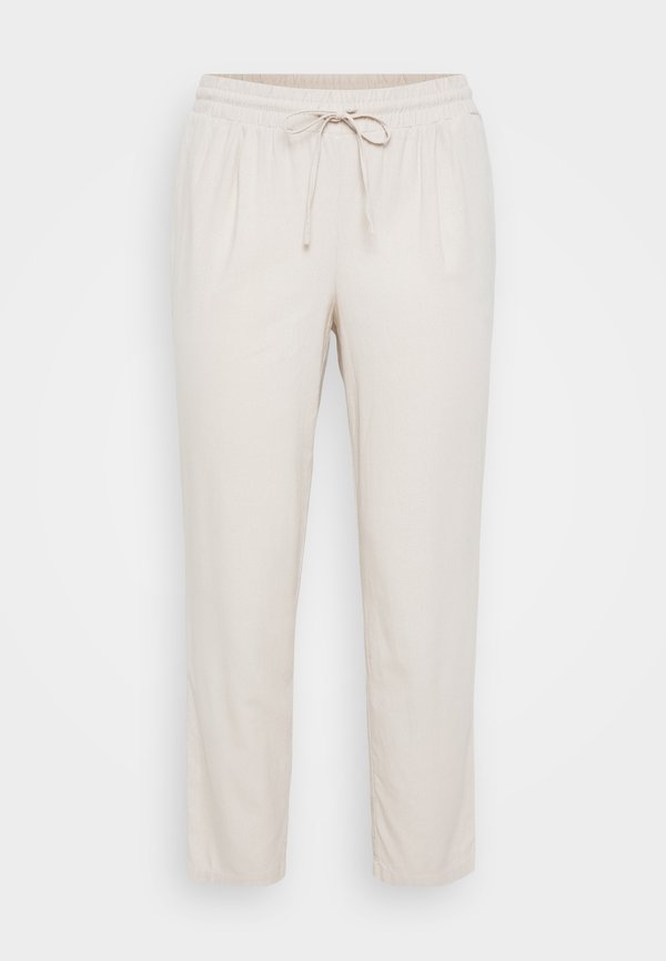 Vero Moda Curve VMCJESMILO Mid waist - Trousers - silver lining