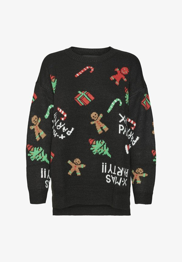 Vero Moda Knitted VMXMASPARTY Knitted - Jumper - black