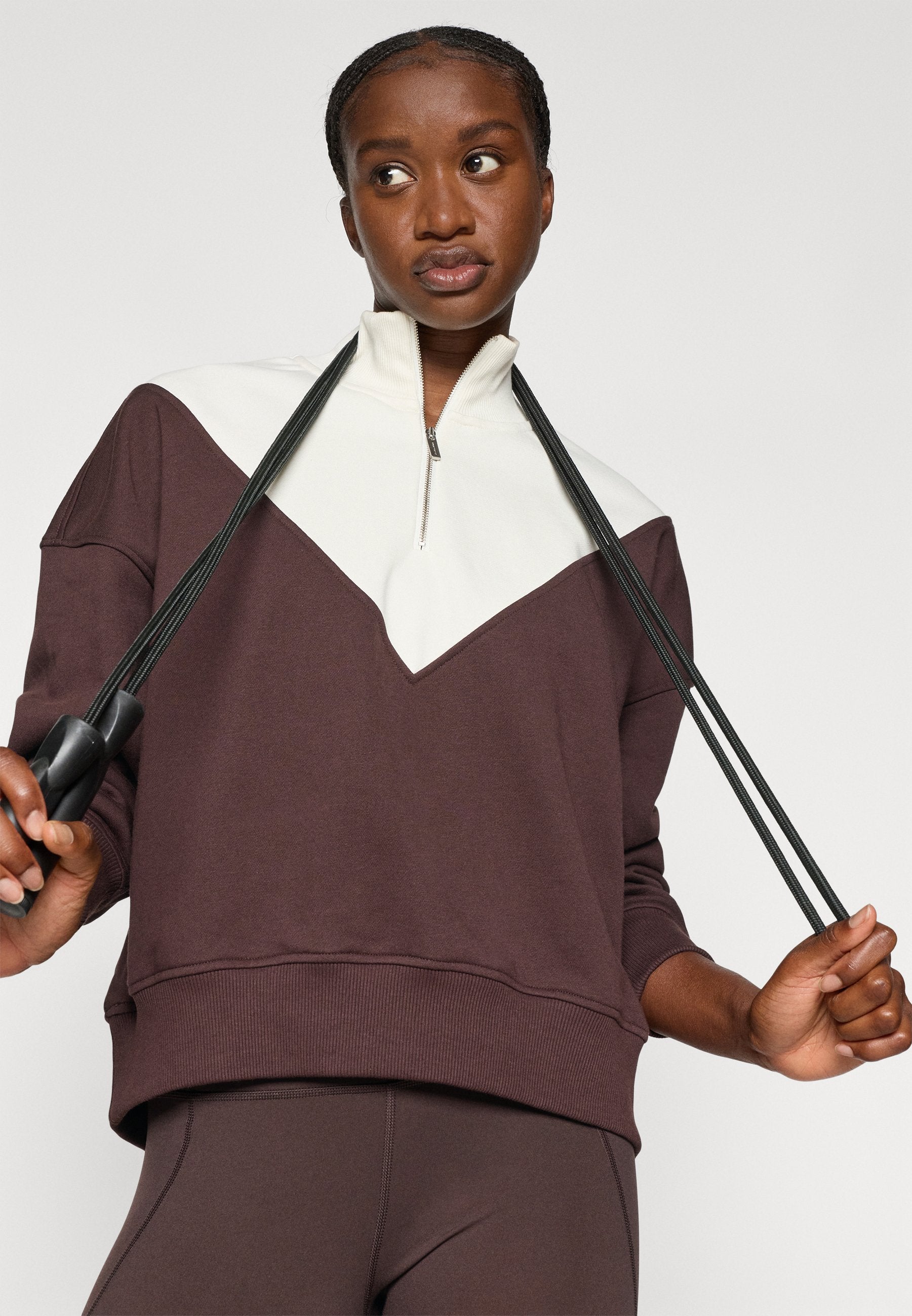 Sweaty Betty REVIVE CROP HALF ZIP NEW