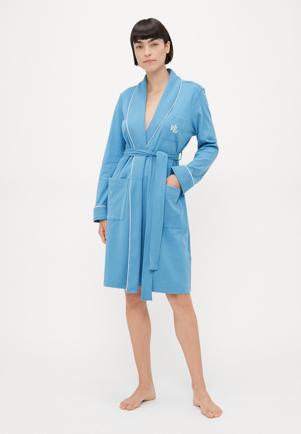 Lauren Ralph Lauren QUILTED COLLAR ROBE
