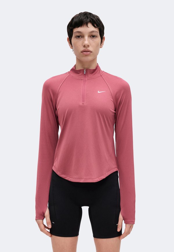Nike Performance TEMPO - Long sleeved top - pink smoke