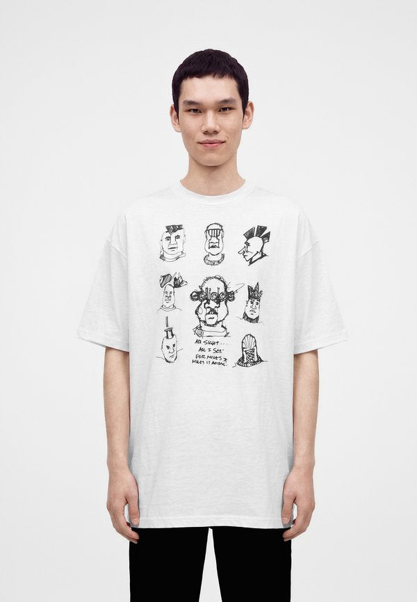 adidas Originals PETER MOORE TEE - Print T-shirt - white