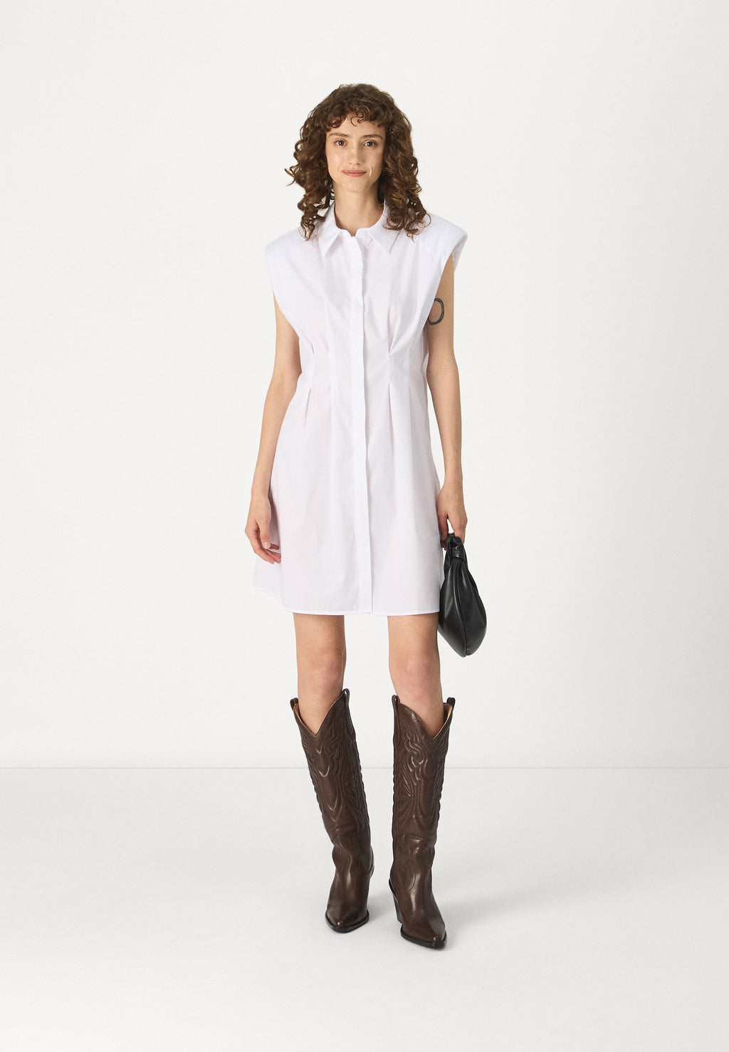 Vero Moda VMJOY PLEAT SHORT SHIRT  DRESS