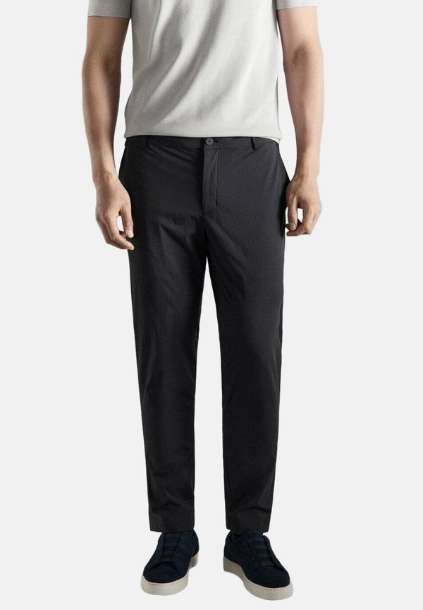Mango Chinos - mottled dark grey