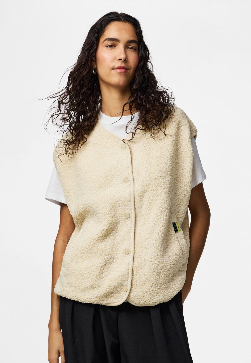 Pieces PCKATTY TEDDY VEST NOOS BC