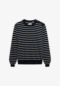 Superdry & Co LIGHTWEIGHT ESSENTIAL - Jumper - optic eclipse navy stripe