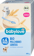 Abendbrei Milch Grieß ab 6. Monat babylove
