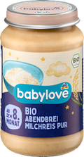Abendbrei Milchreis pur, ab dem 8. Monat babylove