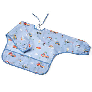 Ärmellätzchen blau, Fahrzeuge babylove