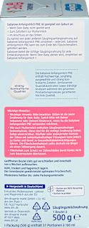 Anfangsmilch Pre von Geburt an babylove