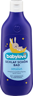 Baby Badezusatz Schlaf schön Bad sensitive babylove