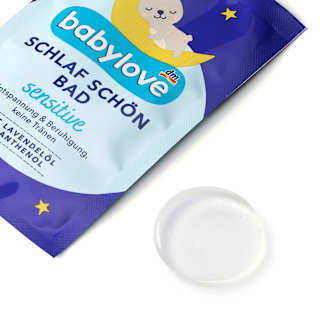 Baby Badezusatz Schlaf Schön Bad babylove