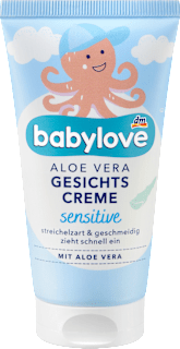 Baby Gesichtscreme Aloe Vera sensitive babylove