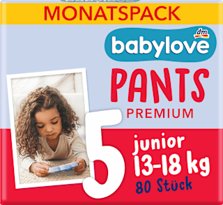 Baby Pants Premium Gr. 5 Junior (13-18 kg) Monatspack babylove