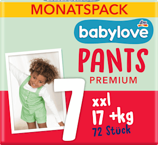 Baby Pants Premium Gr. 7 XXL (17+ kg) Monatspack babylove