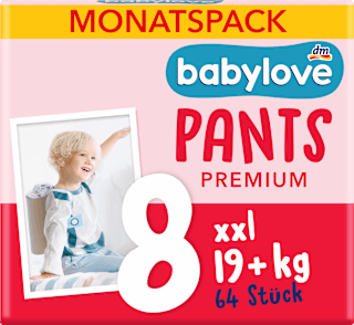 Baby Pants Premium Gr. 8 XXL (19+ kg) Monatspack babylove