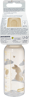 Babyflasche gelb, 250 ml babylove