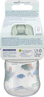 Babyflasche Weithals türkis, 150 ml babylove
