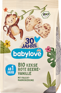 Babykekse Rote Beere-Vanille ab 1 Jahr babylove