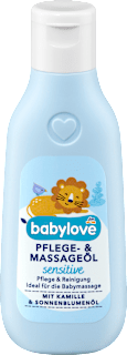 babylove Pflege- und Massageöl sensitive, Reisegröße babylove